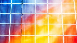 energia solar - paneles fotovoltaicos de colores